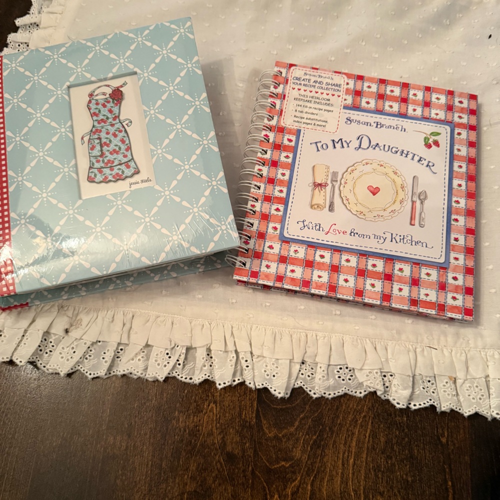 Recipe Book Set - Red and Blue